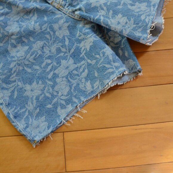 Rag & Bone Maya High Waist Raw Hem Denim Shorts Size 26 - Picture 6 of 7